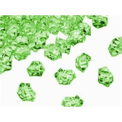 Krystalky 285 ks malé zelené jablko